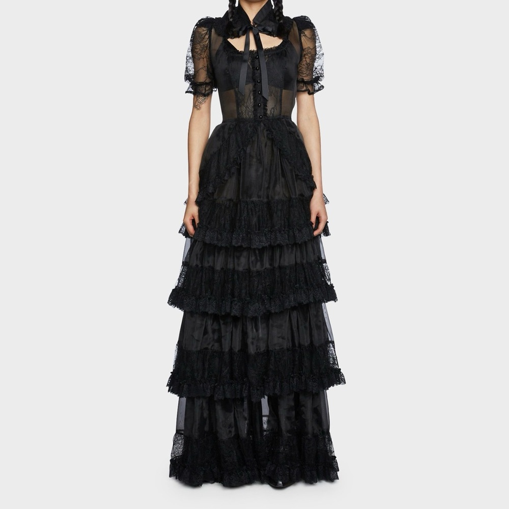 Goth Tulle Gown Size S